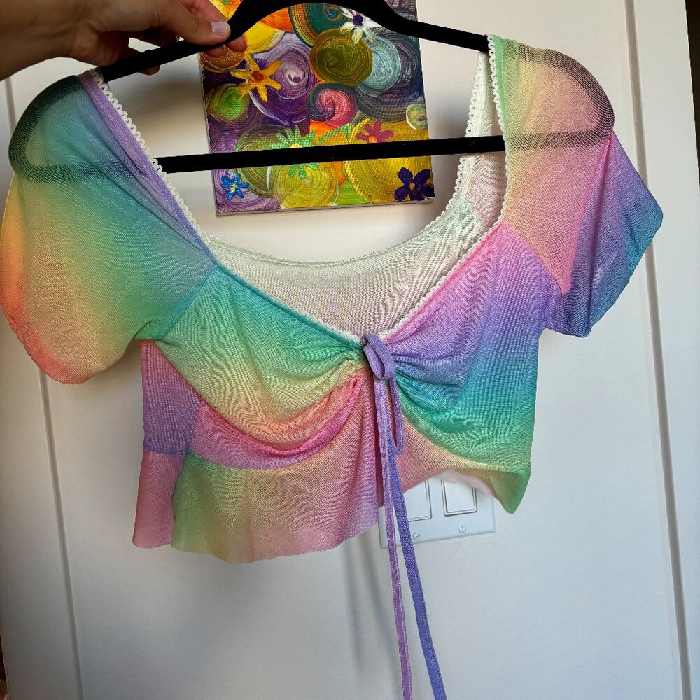 Motel Rocks, Size Small, Rainbow